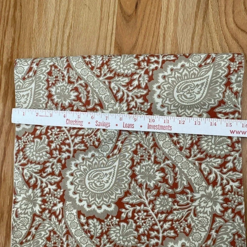 Williams Sonoma Long Table Runner French Country 108’ X 16’ Paisley Floral
